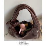 レディースおしゃれ ノットハンドルショルダーバッグ エナメル調トートバッグヴィン… | SUNSHINE CLOSET | 詳細画像20 