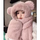 くま耳ニット帽子 マフラー 手袋 一体型 | SUNSHINE CLOSET | 詳細画像13 