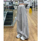 レディースサイドラインルーズパンツ Y2Kイージーパンツ ヒップホップダンス衣装 | SUNSHINE CLOSET | 詳細画像1 