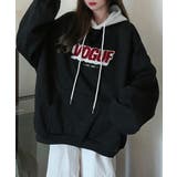 BF風パーカー ゆったり裏起毛フーディー | SUNSHINE CLOSET | 詳細画像1 