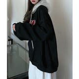 BF風パーカー ゆったり裏起毛フーディー | SUNSHINE CLOSET | 詳細画像2 