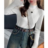 モックネック ニットトップス 長袖秋冬服 | SUNSHINE CLOSET | 詳細画像10