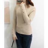 モックネック ニットトップス 長袖秋冬服 | SUNSHINE CLOSET | 詳細画像15
