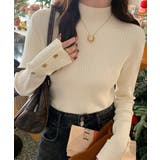モックネック ニットトップス 長袖秋冬服 | SUNSHINE CLOSET | 詳細画像8