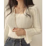 ショート丈 シャギーニットトップス韓国風 | SUNSHINE CLOSET | 詳細画像1