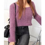 ショート丈 シャギーニットトップス韓国風 | SUNSHINE CLOSET | 詳細画像17