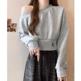 オフショルスウェット 肩見せ トレーナー | SUNSHINE CLOSET | 詳細画像1 
