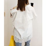 レース切替シャツブラウス長袖シャツ韓国風 | SUNSHINE CLOSET | 詳細画像18 