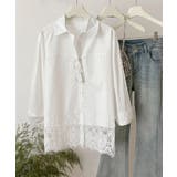 レース切替シャツブラウス長袖シャツ韓国風 | SUNSHINE CLOSET | 詳細画像21 