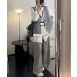 レース切替シャツブラウス長袖シャツ韓国風 | SUNSHINE CLOSET | 詳細画像8 