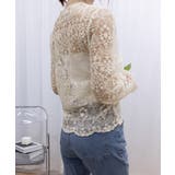 花柄レースブラウス 韓国風シアートップス | SUNSHINE CLOSET | 詳細画像12 