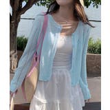 透かし編みニットカーディガンクロップド丈 | SUNSHINE CLOSET | 詳細画像10 