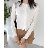 透かし編みニットカーディガンクロップド丈 | SUNSHINE CLOSET | 詳細画像18 