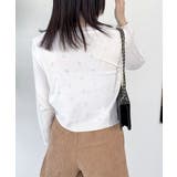 透かし編みニットカーディガンクロップド丈 | SUNSHINE CLOSET | 詳細画像19 