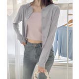透かし編みニットカーディガンクロップド丈 | SUNSHINE CLOSET | 詳細画像23 