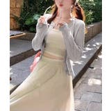 透かし編みニットカーディガンクロップド丈 | SUNSHINE CLOSET | 詳細画像4 