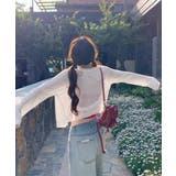 透かし編みニットカーディガンクロップド丈 | SUNSHINE CLOSET | 詳細画像8 