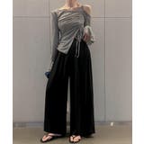 ワンオフショルダーTシャツギャザー 長袖 | SUNSHINE CLOSET | 詳細画像12
