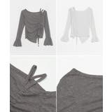 ワンオフショルダーTシャツギャザー 長袖 | SUNSHINE CLOSET | 詳細画像16