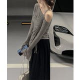 ワンオフショルダーTシャツギャザー 長袖 | SUNSHINE CLOSET | 詳細画像3