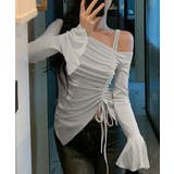 ワンオフショルダーTシャツギャザー 長袖 | SUNSHINE CLOSET | 詳細画像8