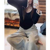 レース付TシャツVネック長袖リブトップス | SUNSHINE CLOSET | 詳細画像10 