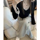 レース付TシャツVネック長袖リブトップス | SUNSHINE CLOSET | 詳細画像11 