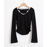 レース付TシャツVネック長袖リブトップス | SUNSHINE CLOSET | 詳細画像19 