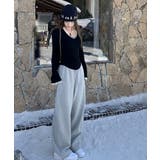 レース付TシャツVネック長袖リブトップス | SUNSHINE CLOSET | 詳細画像2 