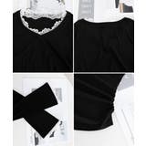 レース付TシャツVネック長袖リブトップス | SUNSHINE CLOSET | 詳細画像23 