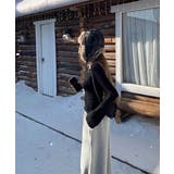 レース付TシャツVネック長袖リブトップス | SUNSHINE CLOSET | 詳細画像5 