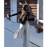 レース付TシャツVネック長袖リブトップス | SUNSHINE CLOSET | 詳細画像6 