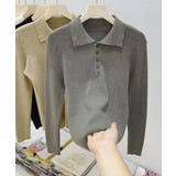 ポロリブニットトップス ベーシック春秋服 | SUNSHINE CLOSET | 詳細画像12 