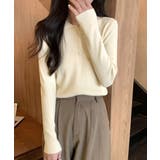 ポロリブニットトップス ベーシック春秋服 | SUNSHINE CLOSET | 詳細画像5 