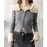 ダブルジップニットカーディガンショート丈 | SUNSHINE CLOSET | 詳細画像20 