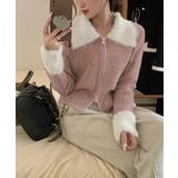 ダブルジップニットカーディガンショート丈 | SUNSHINE CLOSET | 詳細画像8 