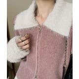 ダブルジップニットカーディガンショート丈 | SUNSHINE CLOSET | 詳細画像9 