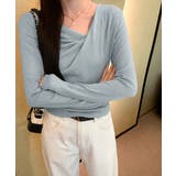 長袖ドレープニットトップス Vネック秋冬 | SUNSHINE CLOSET | 詳細画像10 