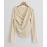 長袖ドレープニットトップス Vネック秋冬 | SUNSHINE CLOSET | 詳細画像19 