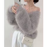 シャギーニットカーディガン モヘアタッチ | SUNSHINE CLOSET | 詳細画像4 