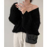 シャギーニットカーディガン モヘアタッチ | SUNSHINE CLOSET | 詳細画像7 