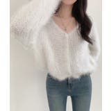 シャギーニットカーディガン モヘアタッチ | SUNSHINE CLOSET | 詳細画像8 