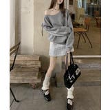 オフショルダースウェット長袖レースリボン | SUNSHINE CLOSET | 詳細画像11 