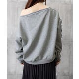 オフショルダースウェット長袖レースリボン | SUNSHINE CLOSET | 詳細画像21 