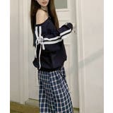 オフショルダースウェット長袖レースリボン | SUNSHINE CLOSET | 詳細画像6 