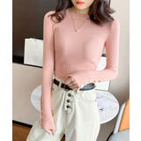 袖ボタン リブニットトップス レディース | SUNSHINE CLOSET | 詳細画像12