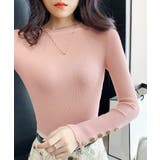 袖ボタン リブニットトップス レディース | SUNSHINE CLOSET | 詳細画像13