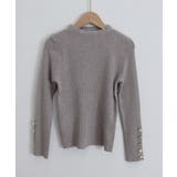 袖ボタン リブニットトップス レディース | SUNSHINE CLOSET | 詳細画像25