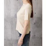 薄手リブニットTシャツレディース ベーシックニット着やせトップス 通勤通学 | SUNSHINE CLOSET | 詳細画像17 