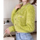 上品シャギーニットトップス 大人可愛い長袖クルーネック羽織りきれいめ韓国風フェミ… | SUNSHINE CLOSET | 詳細画像16